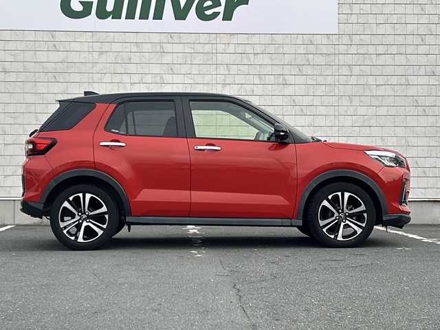 ダイハツ ロッキー G 愛知県 2021(令3)年 6.7万km ブラックマイカメタリック/コンパーノレッド 純正ディスプレイオーディオ/Bluetooth　バックカメラ　全方位カメラ　フルセグTV/ドライブレコーダー/シートヒーター/純正アルミホイール/純正フロアマット/ETC/スペアキー有/ACC/レーンキープアシスト/コーナーセンサー