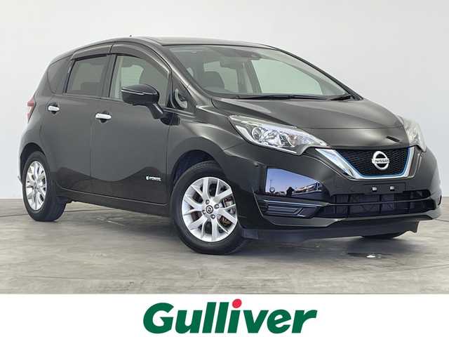 日産 ノート e－パワー X Vセレクション 群馬県 2020(令2)年 3.5万km スーパーブラック 禁煙車　９インチ社外ナビ　アラウンドビューモニター　デジタルインナーミラー　ETC2.0　ワンオーナー　純正フロアマット　純正アルミホイール　ステアリングスイッチ　プッシュスタート　盗難防止装置