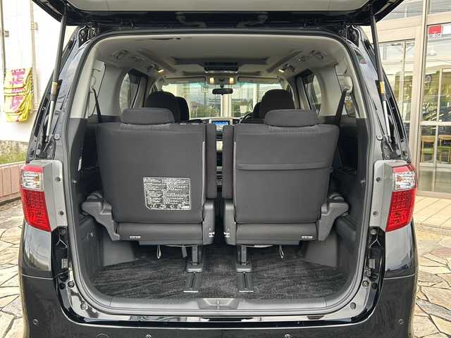 トヨタ アルファード 240S 静岡県 2012(平24)年 9万km ブラック ALPINEナビ/ALPINE後席モニター/サンルーフ/バックカメラ/両側電動スライドドア/前後ソナー/オートライト/盗難防止/オットマン/純正アルミホイール/プッシュスタート/スマートキー