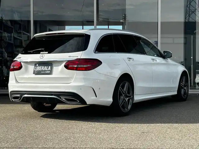 メルセデス・ベンツ Ｃ２００ 4マチック SW AVG AMGライン 富山県 2019(平31)年 3万km 白 AMGライン/レーダーセーフティパッケージ/純正HDDナビ/フルセグテレビ/アイドリングストップ/プッシュスタート/パワーバックドア/ETC2.0/バックカメラ/純正フロアマット/スペアキー/64色アンビエントライト/Bluetooth接続/Apple Car Play/andoroid auto