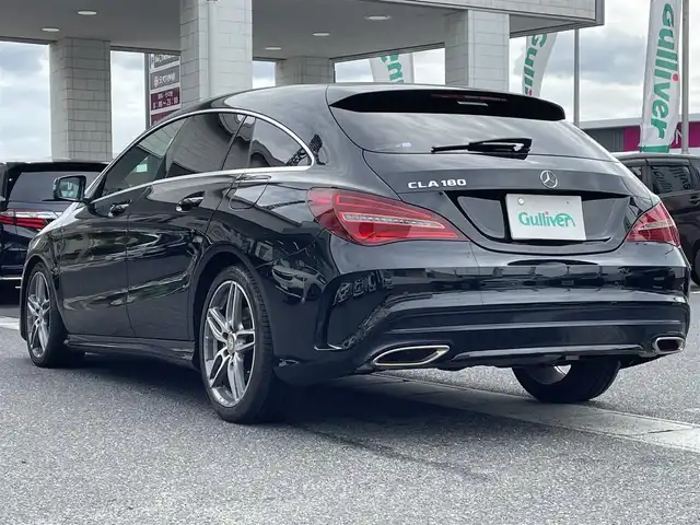 メルセデス・ベンツ ＣＬＡ１８０ Sブレイク AMG スタイル 岡山県 2017(平29)年 5万km ブラック 登録時走行距離49286km/純正HDDナビ/(FM/DISC/TV/BT)/ビルトインETC/バックカメラ/電動リアゲート/パワーシート/シートメモリ/ドライブレコーダー/パドルシフト/Sエアロ/プッシュスタート/スマートキー/スペアキー/純正１８インチアルミホイール