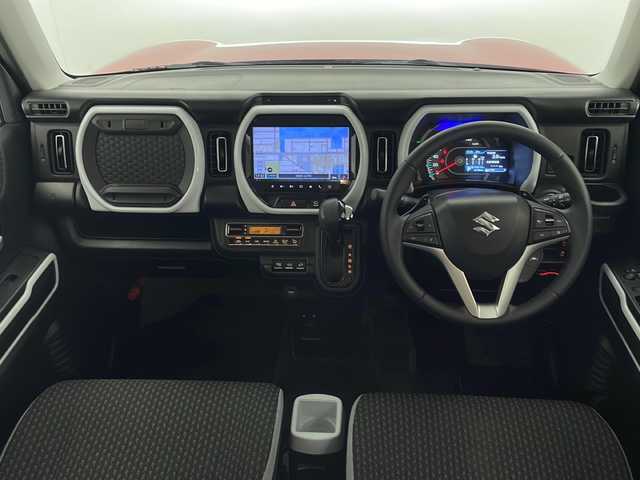 スズキ ハスラー HYBRID X ターボ 宮崎県 2021(令3)年 3.8万km チアフルピンクメタリック/ホワイト2トーンルーフ ワンオーナー/SUZUKI Safety Support/〇デュアルカメラブレーキサポート/〇後退時ブレーキサポート/〇誤発進抑制機能（前方・後方）/〇車線逸脱警報機能/〇車線逸脱抑制機能/〇ふらつき警報機能/〇標識認識機能/〇オートマチックハイビーム/〇先行車発進お知らせ機能/〇アダプティブクルーズコントロール（全車速追従機能付き）/〇コーナーセンサー/純正９インチナビ/フルセグTV/CD/DVD/Bluetooth/全方位モニター/シートヒーター/パドルシフト/LEDヘッドライト/アイドリングストップ/ETC/純正15インチAW/保証書/取扱説明書