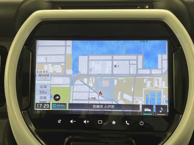スズキ ハスラー HYBRID X ターボ 宮崎県 2021(令3)年 3.8万km チアフルピンクメタリック/ホワイト2トーンルーフ ワンオーナー/SUZUKI Safety Support/〇デュアルカメラブレーキサポート/〇後退時ブレーキサポート/〇誤発進抑制機能（前方・後方）/〇車線逸脱警報機能/〇車線逸脱抑制機能/〇ふらつき警報機能/〇標識認識機能/〇オートマチックハイビーム/〇先行車発進お知らせ機能/〇アダプティブクルーズコントロール（全車速追従機能付き）/〇コーナーセンサー/純正９インチナビ/フルセグTV/CD/DVD/Bluetooth/全方位モニター/シートヒーター/パドルシフト/LEDヘッドライト/アイドリングストップ/ETC/純正15インチAW/保証書/取扱説明書