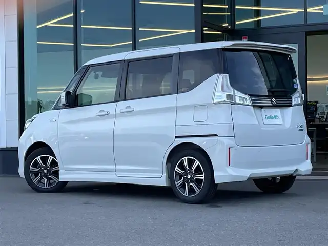 スズキ ソリオ バンディット HV MV 東京都 2020(令2)年 4.7万km ピュアホワイトP スズキセーフティサポート/・デュアルカメラブレーキサポート/・車線逸脱警報機能/・先行車発進お知らせ機能/・標識認知機能/・誤発進抑制機能/・アダプティブクルーズコントロール/・コーナーセンサー/プッシュスタート/アイドリングストップ/パドルシフト/社外ナビ/フルセグTV/ETC/ドライブレコーダー/両側パワースライドドア/運転席シートヒーター/パーソナルテーブル/後席ロールサンシェード/LEDヘッドライト/オートライト/15インチ純正アルミホイール/スマートキー