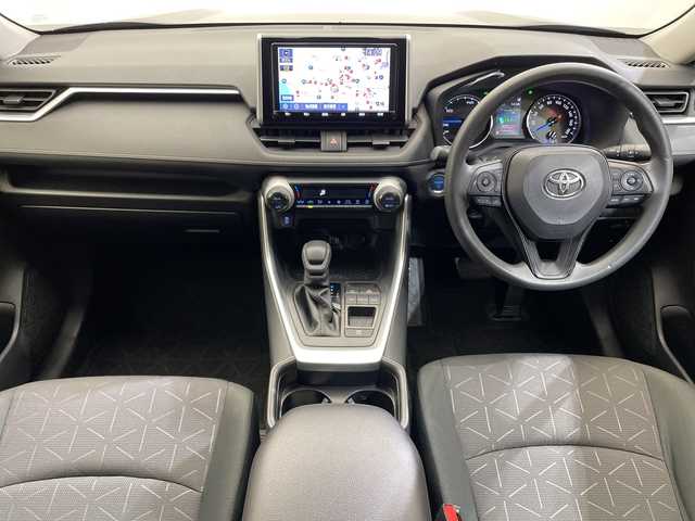 トヨタ ＲＡＶ４ ハイブリッドX 愛媛県 2021(令3)年 5.3万km アティチュードブラックマイカ モデリスタエアロ　純正９型ナビ　ＥＴＣ　前後ドライブレコーダー　コーナーセンサー　レーンキープアシスト　衝突被害軽減ブレーキ　アダクティブクルーズコントロール　フルセグＴＶ　ＵＳＢ入力端子　ＢＳＭ 禁煙車