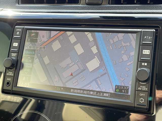 日産 デイズ ハイウェイスターX 新潟県 2017(平29)年 5.2万km プレミアムパープルP 〇　ナビ/〇　ETC/〇　アラウンドビューモニター/〇　フルセグテレビ/〇　Bluetooth/〇　バックカメラ/〇　ドライブレコーダー/〇　アイドリングストップ/〇　ドアバイザー/〇　アルミホイール/〇　スマートキー/〇　電動格納ミラー/〇　シートヒーター/〇　オートマチックハイビーム