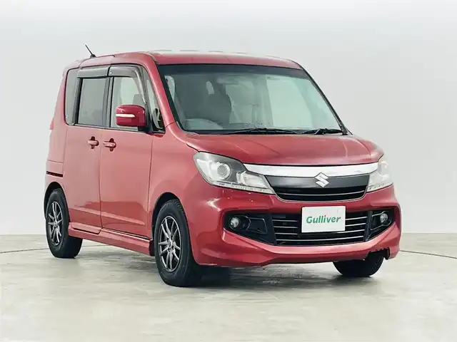 スズキ ソリオ バンディット 福島県 2014(平26)年 17.8万km フェニックスレッドパール 社外ナビゲーション/・型式：MDV-M705/・Bluetooth/TV/AM・FM/Ipod/・バックカメラ/片側パワースライドドア/プッシュスタート/・スマートキー/ドアバイザー/純正フロアマット/HIDライト/・フォグライト