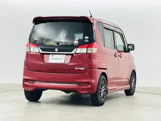 スズキ ソリオ バンディット 福島県 2014(平26)年 17.8万km フェニックスレッドパール 社外ナビゲーション/・型式：MDV-M705/・Bluetooth/TV/AM・FM/Ipod/・バックカメラ/片側パワースライドドア/プッシュスタート/・スマートキー/ドアバイザー/純正フロアマット/HIDライト/・フォグライト