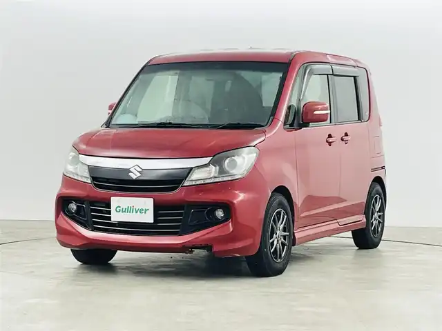 スズキ ソリオ バンディット 福島県 2014(平26)年 17.8万km フェニックスレッドパール 社外ナビゲーション/・型式：MDV-M705/・Bluetooth/TV/AM・FM/Ipod/・バックカメラ/片側パワースライドドア/プッシュスタート/・スマートキー/ドアバイザー/純正フロアマット/HIDライト/・フォグライト