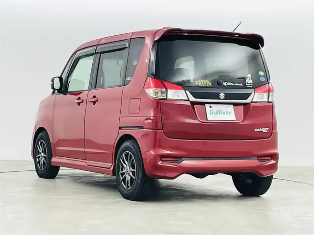 スズキ ソリオ バンディット 福島県 2014(平26)年 17.8万km フェニックスレッドパール 社外ナビゲーション/・型式：MDV-M705/・Bluetooth/TV/AM・FM/Ipod/・バックカメラ/片側パワースライドドア/プッシュスタート/・スマートキー/ドアバイザー/純正フロアマット/HIDライト/・フォグライト