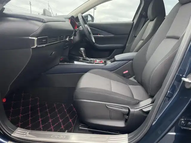 マツダ ＣＸ－３０ 20S 鳥取県 2020(令2)年 3.3万km ディープクリスタルブルーマイカ 純正ナビ／フルセグ／ＤＶＤ／ＣＤ／ＢＴ/バックカメラ・ＥＴＣ/衝突軽減ブレーキ/レーダークルーズコントロール/ＬＥＤヘットライト/プッシュエンジンスタート/前後クリアランスソナー/電動パーキングブレーキ/純正１８インチアルミ/社外アルミスタットレスセット積込/フロアマット/スペアキーｘ１