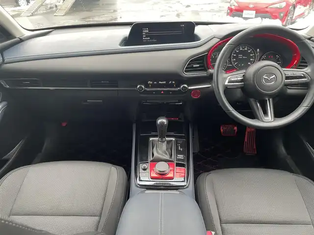 マツダ ＣＸ－３０ 20S 鳥取県 2020(令2)年 3.3万km ディープクリスタルブルーマイカ 純正ナビ／フルセグ／ＤＶＤ／ＣＤ／ＢＴ/バックカメラ・ＥＴＣ/衝突軽減ブレーキ/レーダークルーズコントロール/ＬＥＤヘットライト/プッシュエンジンスタート/前後クリアランスソナー/電動パーキングブレーキ/純正１８インチアルミ/社外アルミスタットレスセット積込/フロアマット/スペアキーｘ１