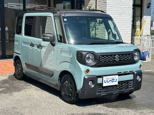 スズキ スペーシア ギア 高知県 2019(平31)年 10.5万km オフブルーメタリック/ガンメタリック2トーンルーフ (株)IDOMが運営する【じしゃロン高知店】の自社ローン専用車両になります。こちらは現金またはオートローンご利用時の価格です。自社ローンご希望の方は別途その旨お申付け下さい