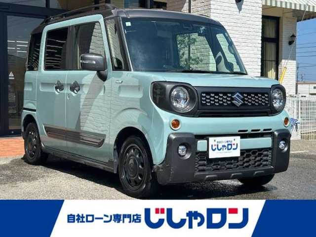 スズキ スペーシア ギア 高知県 2019(平31)年 10.5万km オフブルーメタリック/ガンメタリック2トーンルーフ (株)IDOMが運営する【じしゃロン高知店】の自社ローン専用車両になります。こちらは現金またはオートローンご利用時の価格です。自社ローンご希望の方は別途その旨お申付け下さい