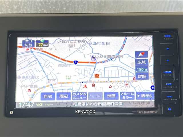 三菱 ｅＫワゴン M 福島県 2019(令1)年 4.4万km アメジストブラック 登録時走行距離：44051km/社外メモリナビ/ (ワンセグTV/BT/CD/DVD/AM/FM)/バックカメラ/シートヒーター/ (D席/N席)/アイドリングストップ/フロアマット/電動格納ミラー/ドアバイザー/ハロゲンヘッドライト/社外14インチAW/積み込み冬タイヤ/横滑り防止装置/スマートキー/スペアキー×１/保証書/取扱説明書