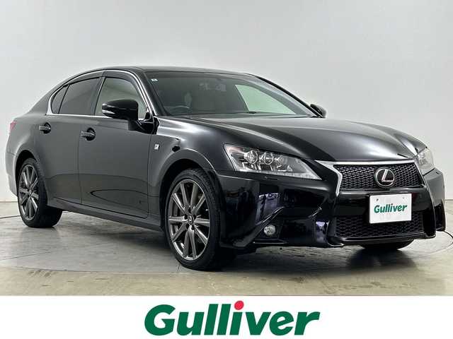 レクサス ＧＳ 350 Fスポーツ 道央・札幌 2012(平24)年 16.4万km ブラック ・4WD/・純正HDDナビ/（BT/CD/HDD/USB/AUX/フルセグTV）/・純正エンジンスターター/・レーダークルーズ/横滑り防止装置/・デジタルインナーミラー/バックカメラ/・前席パワーシート/D席シートメモリー/・前席シートヒーター/ベンチレーション/・ステアリングヒーター/ステアリングスイッチ/・プッシュスタート/スマートキー/・パワーバックドア/・ヘッドアップディスプレイ/・LEDオートライト/・パドルシフト