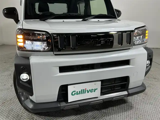 ダイハツ タフト G ダーククロムベンチャー 大阪府 2023(令5)年 1.6万km シャイニングホワイトパール 純正ディスプレイオーディオ　バックカメラ　フルセグTV　HDMI　衝突軽減ブレーキ　レーンキープアシスト　ガラスルーフ　ドライブレコーダー　シートヒーター　オートライト　LEDヘッドライト　スマートキー