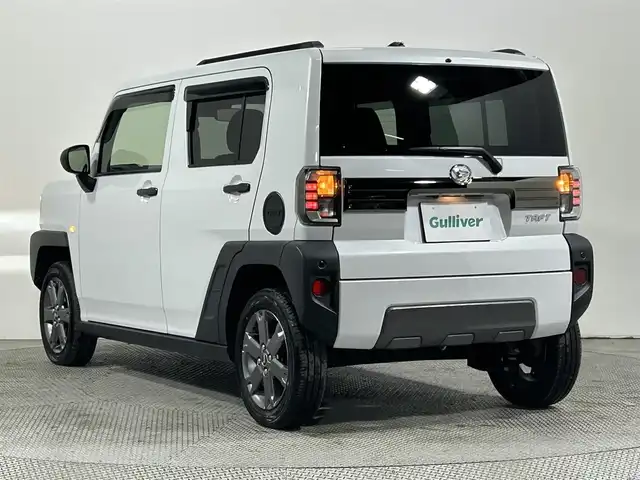 ダイハツ タフト G ダーククロムベンチャー 大阪府 2023(令5)年 1.6万km シャイニングホワイトパール 純正ディスプレイオーディオ　バックカメラ　フルセグTV　HDMI　衝突軽減ブレーキ　レーンキープアシスト　ガラスルーフ　ドライブレコーダー　シートヒーター　オートライト　LEDヘッドライト　スマートキー