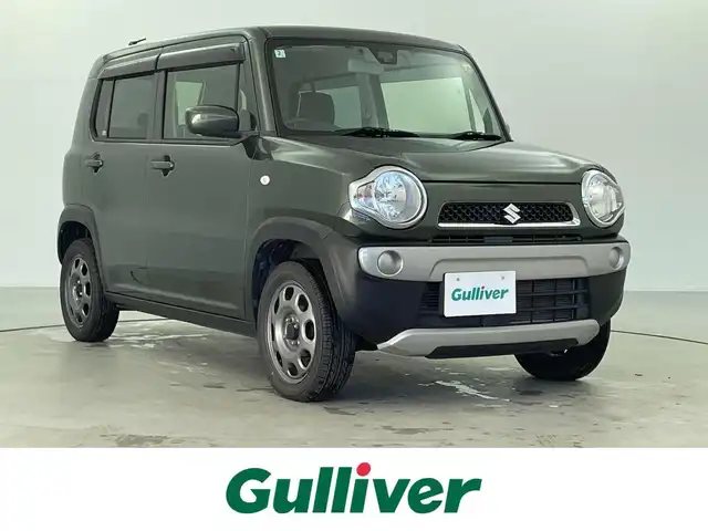 スズキ ハスラー G 福井県 2017(平29)年 5.7万km クールカーキPM 7インチナビ/型式：CN-RE04D/【AM/FM/CD/Bluetooth/フルセグTV】/バックカメラ/ETC/衝突軽減ブレーキ/ヘッドライドレベライザー/シートヒーター/プッシュスタート/スマートキー/スペアキー