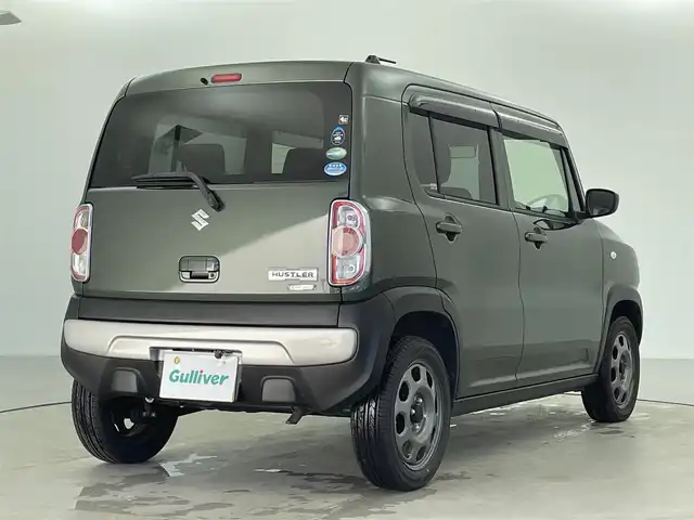 スズキ ハスラー G 福井県 2017(平29)年 5.7万km クールカーキPM 7インチナビ/型式：CN-RE04D/【AM/FM/CD/Bluetooth/フルセグTV】/バックカメラ/ETC/衝突軽減ブレーキ/ヘッドライドレベライザー/シートヒーター/プッシュスタート/スマートキー/スペアキー