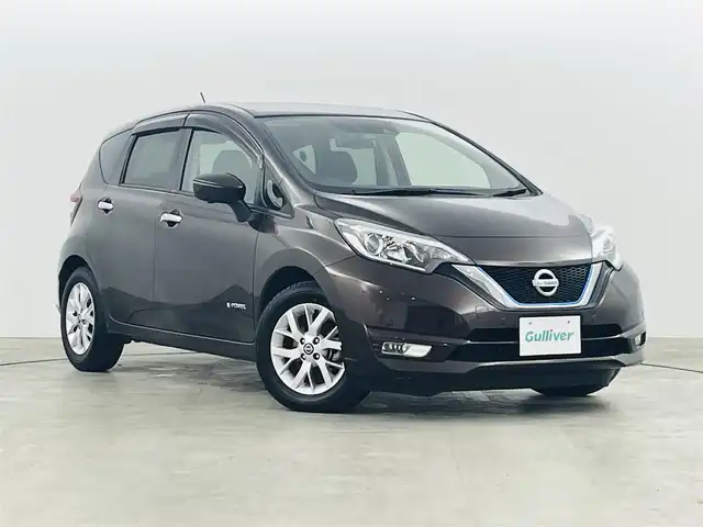 日産 ノート e－パワー X 福島県 2019(平31)年 4.1万km インペリアルアンバーP 純正ナビゲーション/・型式：MM218D-W/・CD/DVD/BT/TV/SD/AM・FM/・バックカメラ/ドライブレコーダー/プッシュスタート/・スマートキー/純正フロアマット/ドアバイザー