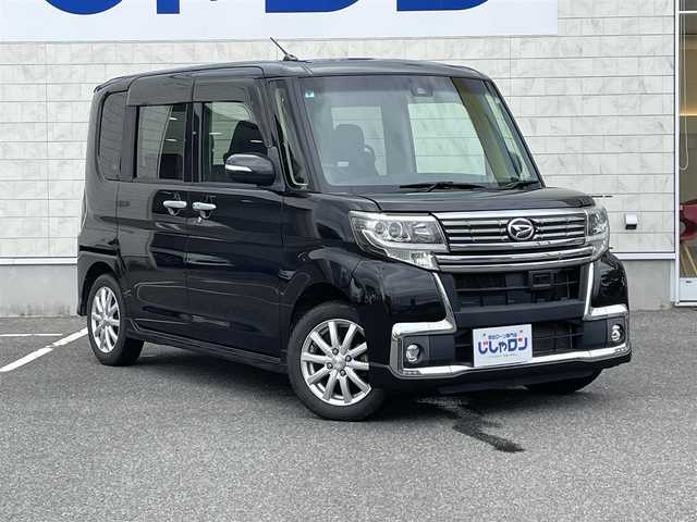 ダイハツ タント カスタム X トップED SAⅡ 佐賀県 2016(平28)年 8.2万km ブラックマイカメタリック (株)IDOMが運営する【じしゃロン佐賀店】の自社ローン専用車両になります。こちらは現金またはオートローンご利用時の価格です。自社ローンご希望の方は別途その旨お申付け下さい/社外メモリナビ/フルセグテレビ/Bluetooth/バックカメラ/ETC/衝突軽減ブレーキ/左側パワースライドドア/オートライト/LEDヘッドライト/フォグライト/社外フロアマット/社外アルミホイール/純正アルミホイール積み込み/スマートキー/プッシュスタート