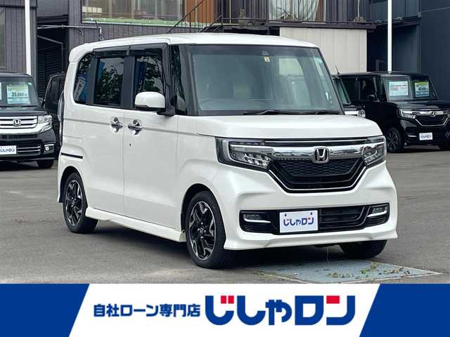 ホンダ Ｎ ＢＯＸ カスタム G L ターボ ホンダセンシング 宮城県 2018(平30)年 8.1万km プレミアムホワイトパールⅡ (株)IDOMが運営する【じしゃロン仙台店】の自社ローン専用車両になりますこちらは現金またはオートローンご利用時の価格です。自社ローンご希望の方は別途その旨お申付け下さい/ハーフレザーシート/両側パワスラ/SDナビ/フルセグ/Bluetooth/バックカメラ/クルコン/ビルトインETC/レーンキープアシスト/ブレーキアシストLEDヘッドライト