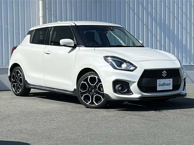 スズキ スイフト スポーツ 三重県 2019(令1)年 3.8万km ピュアホワイトP 社外ナビ/バックカメラ/前席シートヒーター/ビルトインＥＴＣ/前方ドライブレコーダー/オートハイビーム/純正フロアマット/革巻きステアリング/社外レーダー/社外マフラー/電動格納ミラー/禁煙車