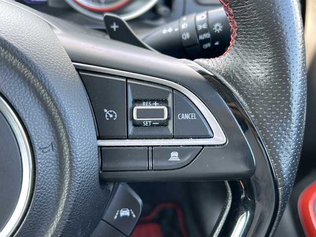 スズキ スイフト スポーツ 三重県 2019(令1)年 3.8万km ピュアホワイトP 社外ナビ/バックカメラ/前席シートヒーター/ビルトインＥＴＣ/前方ドライブレコーダー/オートハイビーム/純正フロアマット/革巻きステアリング/社外レーダー/社外マフラー/電動格納ミラー/禁煙車