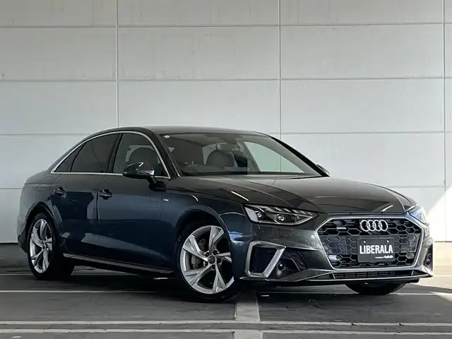 アウディ Ａ４ 45TFSIクワトロ Sライン 山形県 2020(令2)年 2.4万km デイトナグレーパールエフェクト 純正ナビ/360°カメラ/社外フルセグTV/前後ドライブレコーダー/シートヒーター/パドルシフト/ハーフレザーシート/バーチャルコックピット/パワーシート/ミラーヒーター/コーナーセンサー/アウディプレセンス/レーンキープアシスト/サイドアシスト