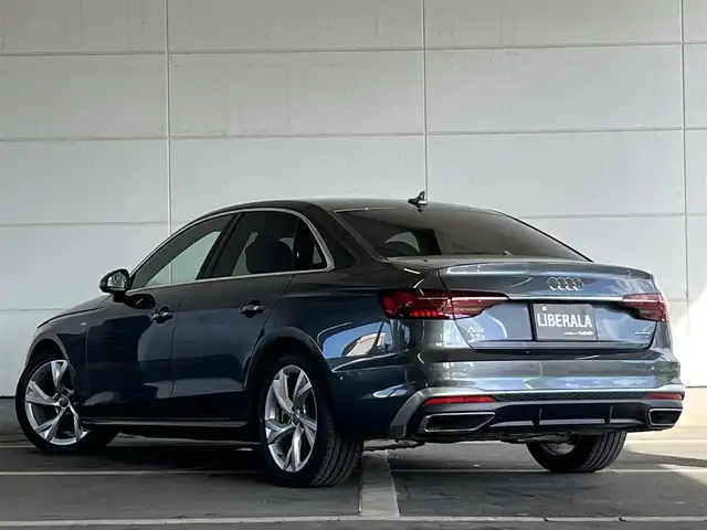 アウディ Ａ４ 45TFSIクワトロ Sライン 山形県 2020(令2)年 2.4万km デイトナグレーパールエフェクト 純正ナビ/360°カメラ/社外フルセグTV/前後ドライブレコーダー/シートヒーター/パドルシフト/ハーフレザーシート/バーチャルコックピット/パワーシート/ミラーヒーター/コーナーセンサー/アウディプレセンス/レーンキープアシスト/サイドアシスト