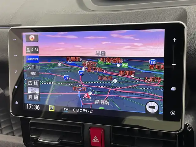 ダイハツ タント カスタム RS スタイルセレクション 愛知県 2021(令3)年 1.7万km ブラックマイカメタリック/シャイニングホワイトパール 純正９型ナビ　全方位カメラ　禁煙車　黒ハーフレザー　フルセグＴＶ　両側パワスラ　ＥＴＣ　ドラレコ　シートヒーター　スマートアシストIII　衝突軽減　レーンキープ　オートハイビーム　ＤＶＤ再生　ターボ搭載車