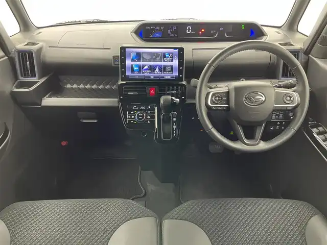 ダイハツ タント カスタム RS スタイルセレクション 愛知県 2021(令3)年 1.7万km ブラックマイカメタリック/シャイニングホワイトパール 純正９型ナビ　全方位カメラ　禁煙車　黒ハーフレザー　フルセグＴＶ　両側パワスラ　ＥＴＣ　ドラレコ　シートヒーター　スマートアシストIII　衝突軽減　レーンキープ　オートハイビーム　ＤＶＤ再生　ターボ搭載車