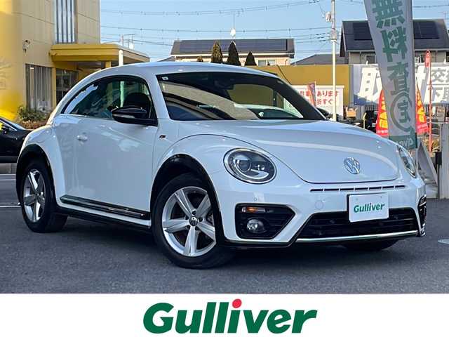フォルクスワーゲン ザ・ビートル Rライン 茨城県 2017(平29)年 7.7万km 白 純正ナビ/ 【フルセグ/Bluetooth/CD/DVD】/バックカメラ/クルーズコントロール/スマートキー/コーナーセンサー/ドライブレコーダー/HIDヘッドライト/オートライト/純正17インチアルミホイール/新車時保証書