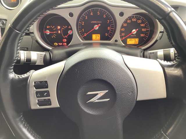 日産 フェアレディ Ｚ バージョンT 栃木県 2007(平19)年 8.6万km ブリリアントシルバー  純正ナビ/ バックカメラ/ ETC/ HIDヘッドライト/ シートヒーター/ BOSEサウンド/ D席N席パワーシート/ MTモード付きAT/ FUJITSUBOマフラー/ TEIN車高調/ ドラレコ/ 純正フロアマット/ 取説・ナビ説・保証書