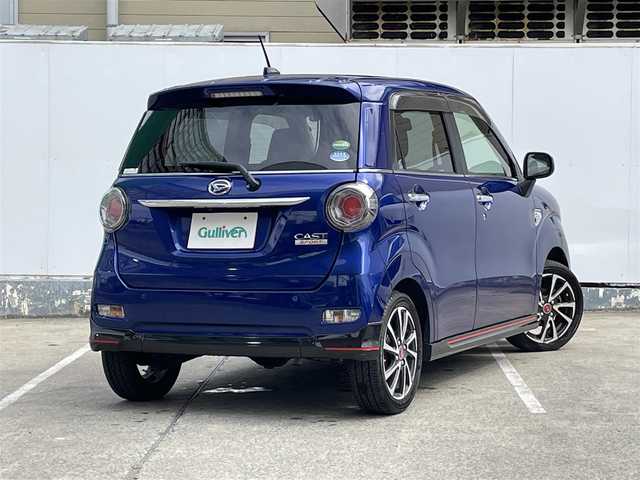 ダイハツ キャスト スポーツ SAⅡ 青森県 2016(平28)年 6.8万km ディープブルークリスタルマイカ 4WD/ワンオーナー/社外メモリナビ/社外フルセグTV/AM/FM/CD/DVD/BT/USB/AAC/ターボ/フォグランプ/社外デジタルインナーミラー/シートヒーター/ハーフレザー/ベンチシート/純正フロアマット/ステアリングスイッチ/パドルシフト/横滑り防止機能/プリクラッシュ/レーンキープアシスト/アイドリングストップ/パーキングアシスト/コーナーセンサー/オートライト/盗難防止装置/冬タイヤ積み込み有/保証書/取扱説明書