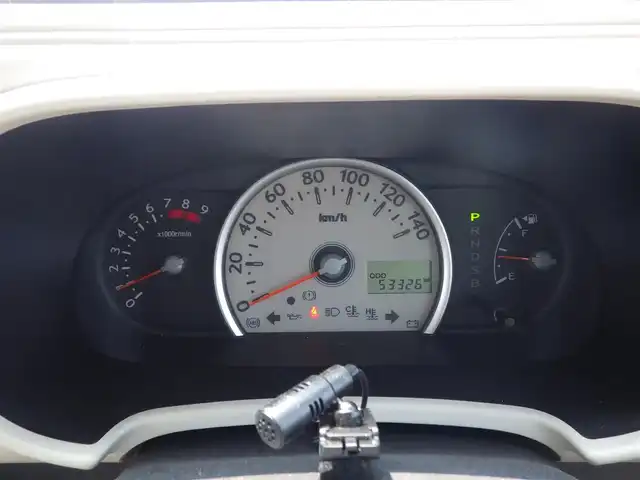 ダイハツ ミラ ココア L 千葉県 2012(平24)年 5.4万km コットンアイボリー 155/65R14/社外ディスプレイオーディオ【FH-8500DVS】/【DVD/CD再生機能　Bluetooth接続】/バックカメラ/ETC/ドアバイザー/キーレス