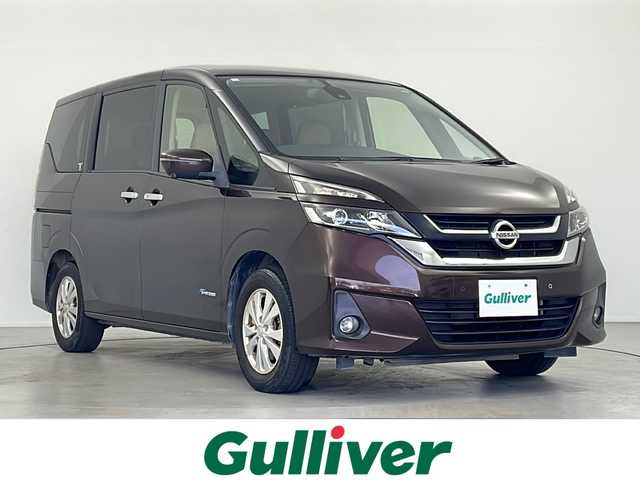 日産 セレナ G 岐阜県 2016(平28)年 4.8万km インペリアルアンバーP 純正9インチSDナビ/フルセグ/BT/CD/DVD/BD/純正フリップダウンモニター/アラウンドビューモニター/両側パワースライドドア/ハーフレザーシート/エマージェンシーブレーキ/レーンキープ/標識認識機能/駐車支援システム/クリアランスソナー/ETC/純正フロアマット/純正15インチAW