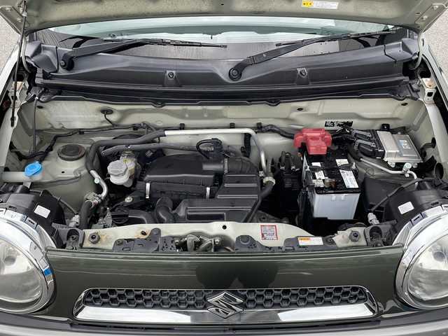 スズキ ハスラー G 山口県 2015(平27)年 9.4万km クールカーキPM ワンオーナー/社外ディスプレイオーディオ(FH‐9400DVS)/・Bluetooth接続オーディオ/・DVD再生/・Apple　Car　Play/・Android　Auto/レーダーブレーキサポート/誤発進抑制制御/エマージェンシーストップシグナル/プッシュスタート/スマートキー/スペアキー有/シートヒーター/ドアバイザー/アイドリングストップ/オートエアコン/ヘッドライトレベライザー/純正フロアマット/取扱説明書/保証書