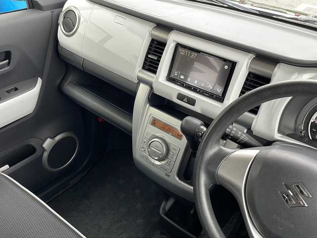 スズキ ハスラー G 山口県 2015(平27)年 9.4万km クールカーキPM ワンオーナー/社外ディスプレイオーディオ(FH‐9400DVS)/・Bluetooth接続オーディオ/・DVD再生/・Apple　Car　Play/・Android　Auto/レーダーブレーキサポート/誤発進抑制制御/エマージェンシーストップシグナル/プッシュスタート/スマートキー/スペアキー有/シートヒーター/ドアバイザー/アイドリングストップ/オートエアコン/ヘッドライトレベライザー/純正フロアマット/取扱説明書/保証書