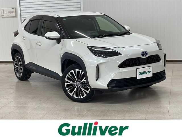 トヨタ ヤリスクロス ハイブリッド Z 熊本県 2021(令3)年 4.8万km ホワイトパールクリスタルシャイン ディスプレイオーディオ　/ナビ　/フルセグ　/全方位カメラ　/前席シートヒーター　/パワーシート　/レーダークルーズコントロール　/ＡＣ１００Ｖ　/前後コーナーセンサー　/ＬＥＤヘッドライト　/オートハイビーム　/ＥＴＣ/パワーシート