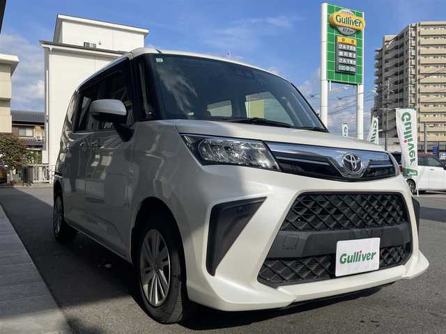 トヨタ ルーミー G 愛知県 2021(令3)年 2.2万km パールホワイトⅢ ワンオーナー /シートヒーター　/シートバックテーブル　/バックカメラ　/ステアリングスイッチ　/純正SDナビ　/フルセグ　/スマートアシスト　/ドライブレコーダー/ウェルカムパワースライドドア　/LEDヘッド　/スマートキー　/シートリフター　