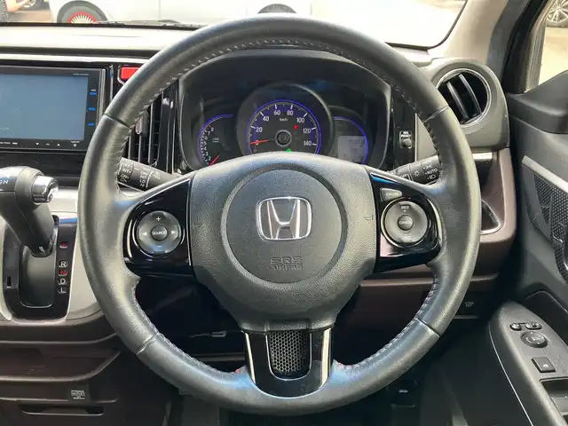 ホンダ Ｎ ＷＧＮ カスタム G Aパッケージ 静岡県 2014(平26)年 4.4万km プレミアムゴールドパープルパール 外部検査実施済み/ワンオーナー/純正メモリナビ/(DVD/フルセグTV/Bluetooth/MSV)/バックカメラ/シティブレーキアクティブシステム/クルーズコントロール/ハーフレザーシート/HIDヘッドライト/スマートキー/ETC/前方ドライブレコーダー/横滑り防止機能/純正14インチアルミホイール/カーテンエアバック/保証書/取扱説明書/スペアキー