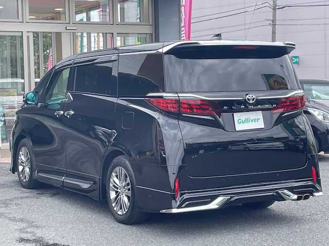 トヨタ アルファード Z 埼玉県 2024(令6)年 2.2万km ブラック ワンオーナー/純正ナビ/純正フリップダウンモニター/両側パワースライドドア/モデリスタエアロ