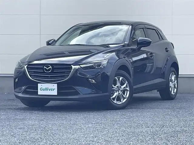 マツダ ＣＸ－３ XD ツーリング 茨城県 2022(令4)年 6.2万km ディープクリスタルブルーマイカ 改良後モデル/8インチナビ/全方位カメラ/革巻きステアリング/ステアリングスイッチ/電子式パーキング/LEDヘッドライト/レーダークルーズコントロール/プッシュスタート/ヘッドアップディスプレイ/純正ドライブレコーダー/純正ETC/フルセグテレビ/取説
