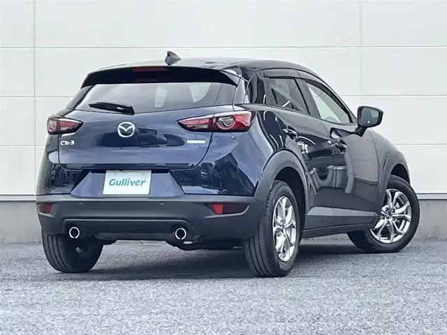 マツダ ＣＸ－３ XD ツーリング 茨城県 2022(令4)年 6.2万km ディープクリスタルブルーマイカ 改良後モデル/8インチナビ/全方位カメラ/革巻きステアリング/ステアリングスイッチ/電子式パーキング/LEDヘッドライト/レーダークルーズコントロール/プッシュスタート/ヘッドアップディスプレイ/純正ドライブレコーダー/純正ETC/フルセグテレビ/取説
