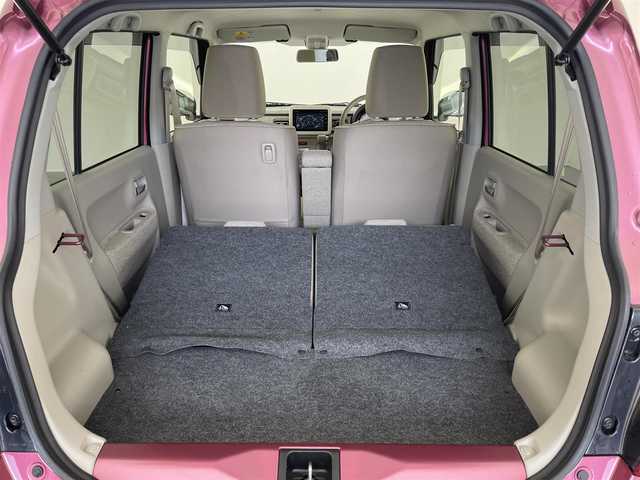 スズキ ラパン X 愛知県 2015(平27)年 4万km カシスピンクパールメタリック 純正ナビ/全方位カメラ/Bluetooth接続/フルセグTV/USB/AUX/シートヒーター/LEDヘッドライト/衝突被害軽減装置/横滑り防止装置/アイドリングストップ/ステアリングリモコン/禁煙車
