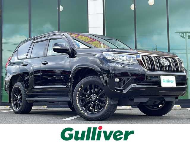 トヨタ ランドクルーザー プラド TX-L 70thアニバーサリーLTD 福岡県 2021(令3)年 6.4万km ブラック ワンオーナー/メーカーオプションナビ/（フルセグTV BT Miracast AM FM)/サンルーフ/BSM/アラウンドビューモニター/ビルトインETC/パワーシート/エアーシート/シートヒーター/純正ドアバイザー/純正フロアマット/純正18インチAW/ドラレコ（COMTEC HDR361GW)/レーダークルーズコントロール/オートライト/ヘッドライトウォッシャー/牽引装置