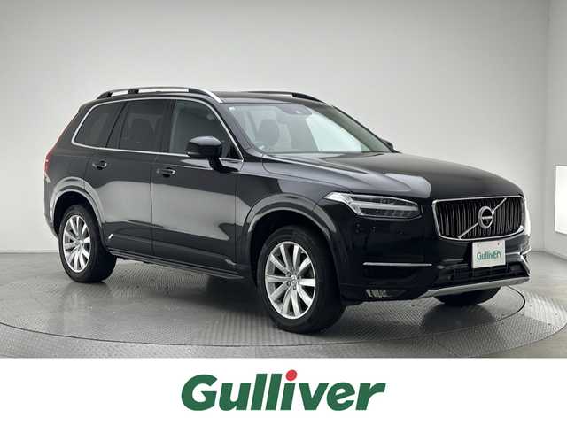 ボルボ ＸＣ９０ T5 AWD モーメンタム 兵庫県 2018(平30)年 7.4万km オニキスブラックP 純正HDDナビ/フルセグ CD USB BT/Apple Car Play Android Auto/全方位カメラ/レーダークルーズコントロール/衝突軽減ブレーキ/BSM/LKA/クロストラフィックアラート/コーナーセンサー/パワーバックドア/ETC/レザーシート/パワーシート/シートヒーター/ステアリングヒーター/LEDヘッドライト/LEDフォグライト/オートライト/オートハイビーム/スマートキー/スペアキー