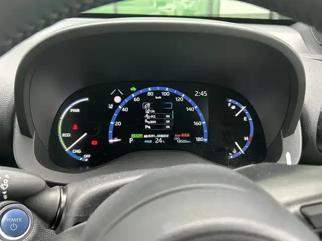 トヨタ ヤリスクロス ハイブリッド Z 香川県 2024(令6)年 1.9万km ブラックマイカ モデリスタエアロ　/ディスプレイオーディオ/全方位カメラ　/トヨタセーフティセンス　/ＢＳＭ　/ＬＴＡ（レーンキープアシスト）/ＰＣＳ（衝突軽減）　/ＲＣＴＡ（リアクロストラフィックアラート）　/ＰＫＳＢ（パーキングサポート）　/ＲＳＡ（ロードサインアシスト）　/前後クリアランスソナー　/革巻きステア／ヒーター　/ビルトインＥＴＣ　/ＬＥＤヘッドライト/オートライト/オートハイビーム機能/Clazzioフロアマット